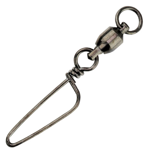 Ball Bearing Black Swivels w/ Stainless Steel Coastlock Snap Ball Bearing Black Swivels w/ Stainless Steel Coastlock Snap