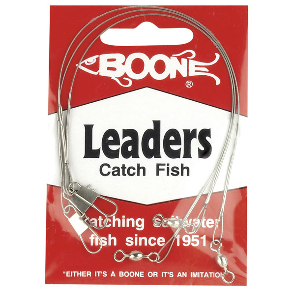 3 Pack Nylon Coated Bright Stainless Steel Wire Leaders