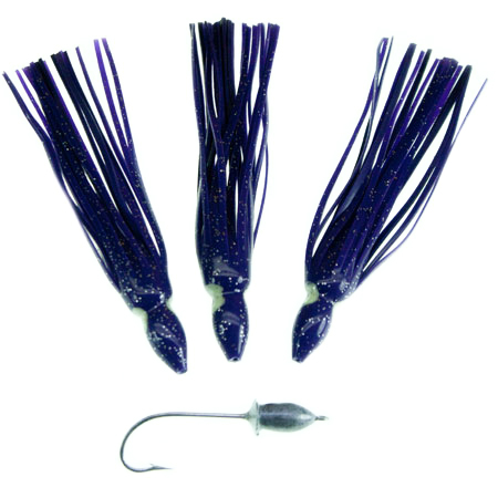 Flare Tout - Black / Purple Belly - 3/8 Oz Flare Tout - Black / Purple Belly - 3/8 Oz